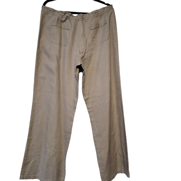 Mark & Spencer  Women's Wide Leg Trousers Elastic Waistband Size UK 16 Long. - Picture 9 of 9